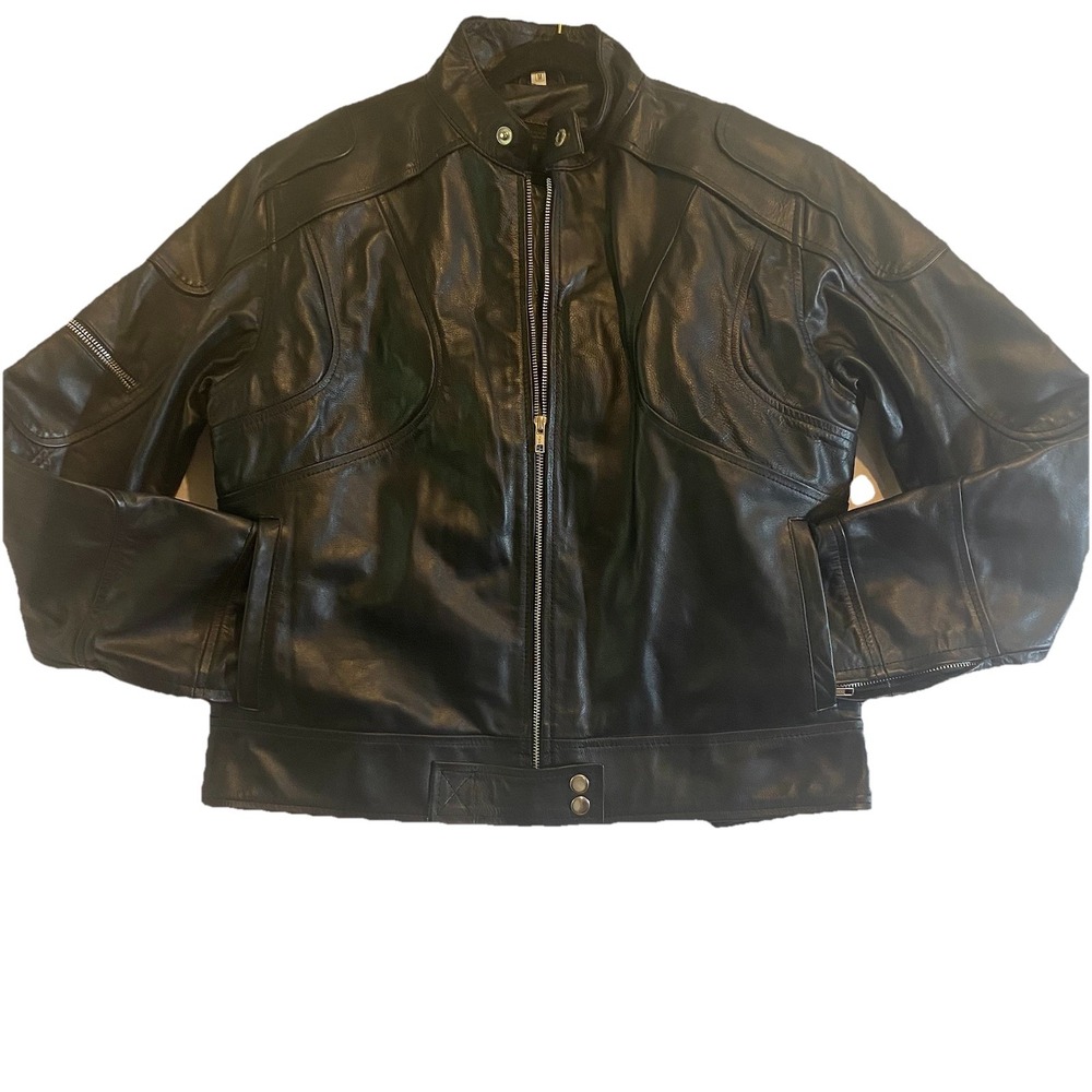 Genuine Leather Motor Cycle Racer Jacket Sons Of Anarchy Real Leather Brand